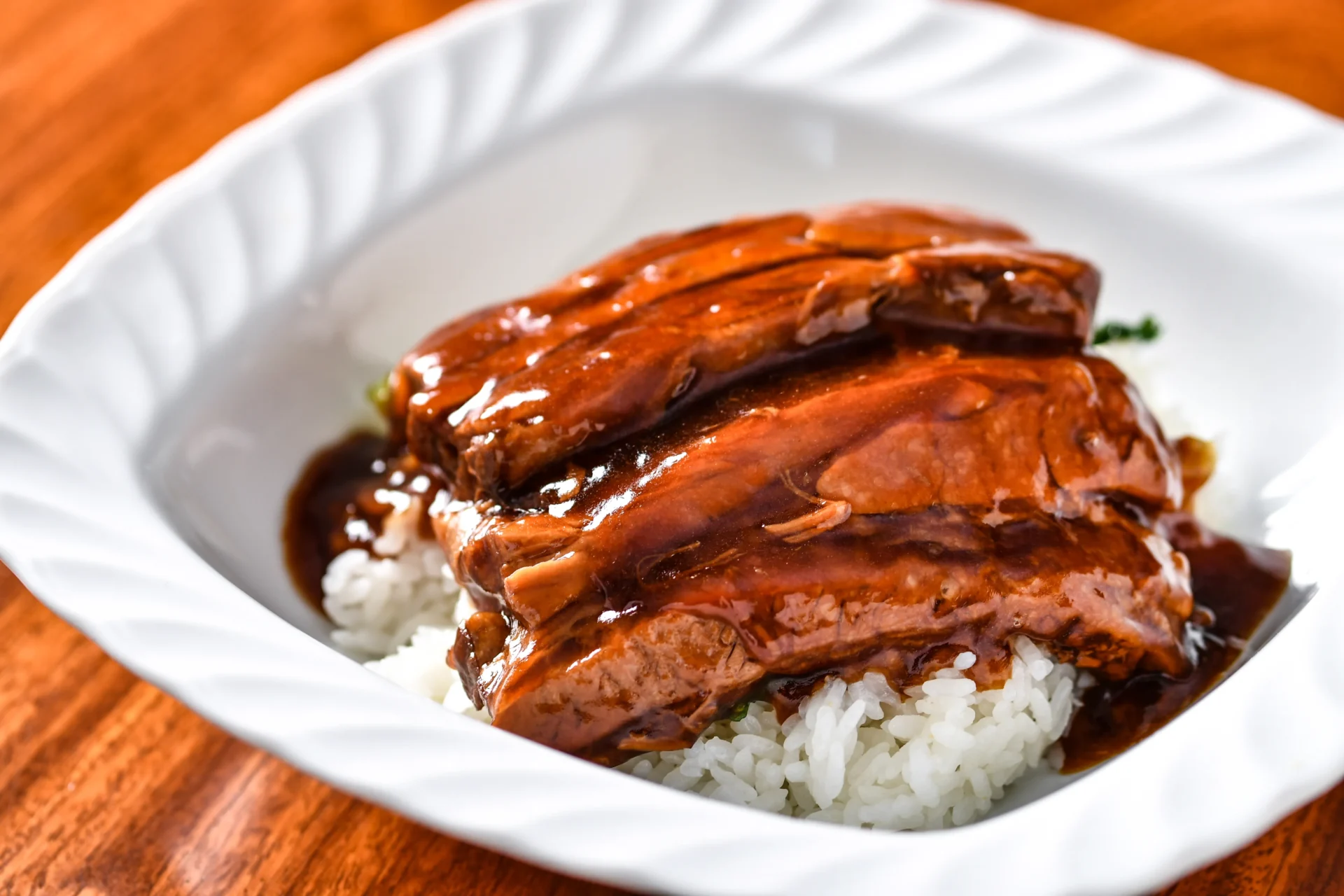 『中国料理庄屋』の「豚バラやわらか煮ご飯」